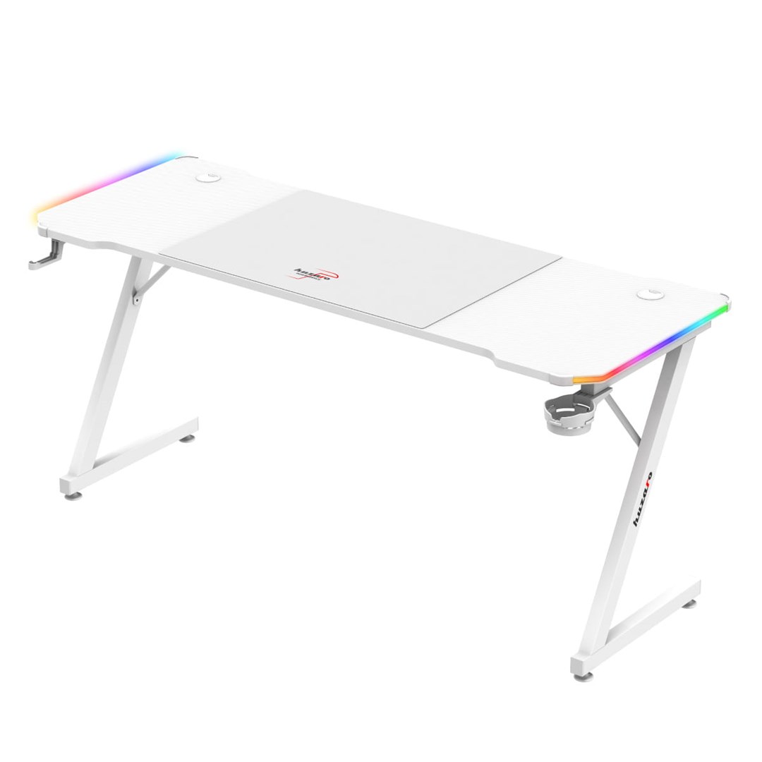 Gaming stol HUZARO Hero 4.8 (Bijela, RGB osvjetljenje)-0