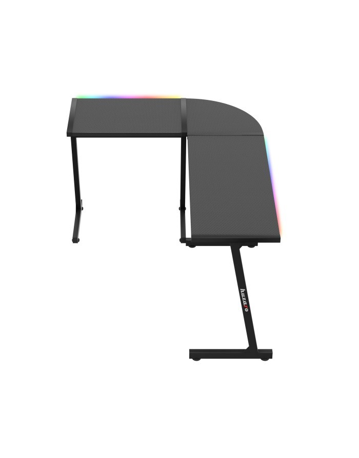 Gaming stol HUZARO Hero 6.0 (crna, RGB osvjetljenje)-7