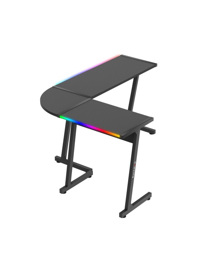 Gaming stol HUZARO Hero 6.0 (crna, RGB osvjetljenje)-2