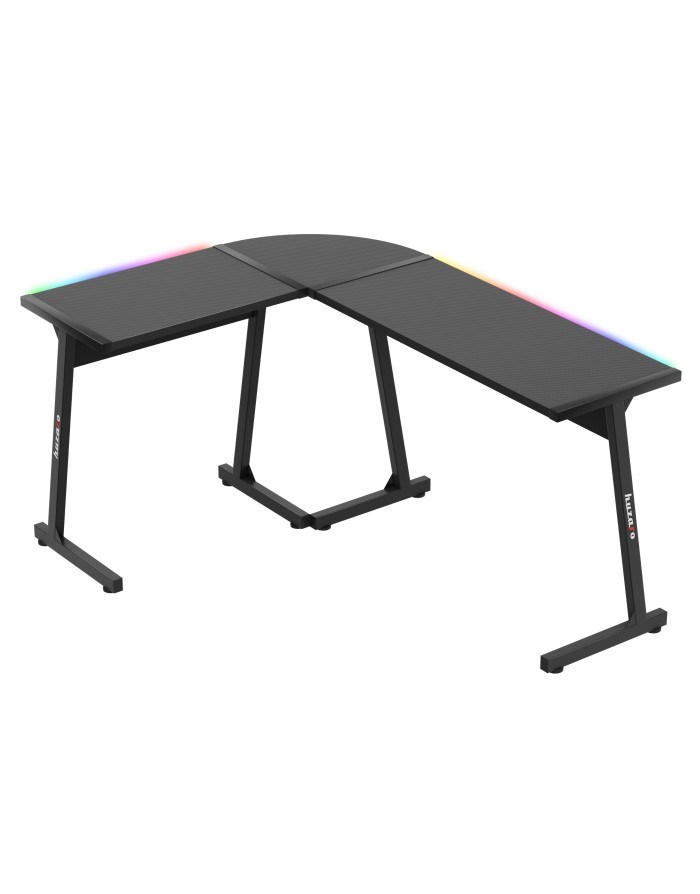 Gaming stol HUZARO Hero 6.0 (crna, RGB osvjetljenje)-5