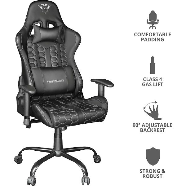 Gaming stolica TRUST GXT 708 Resto crna-4