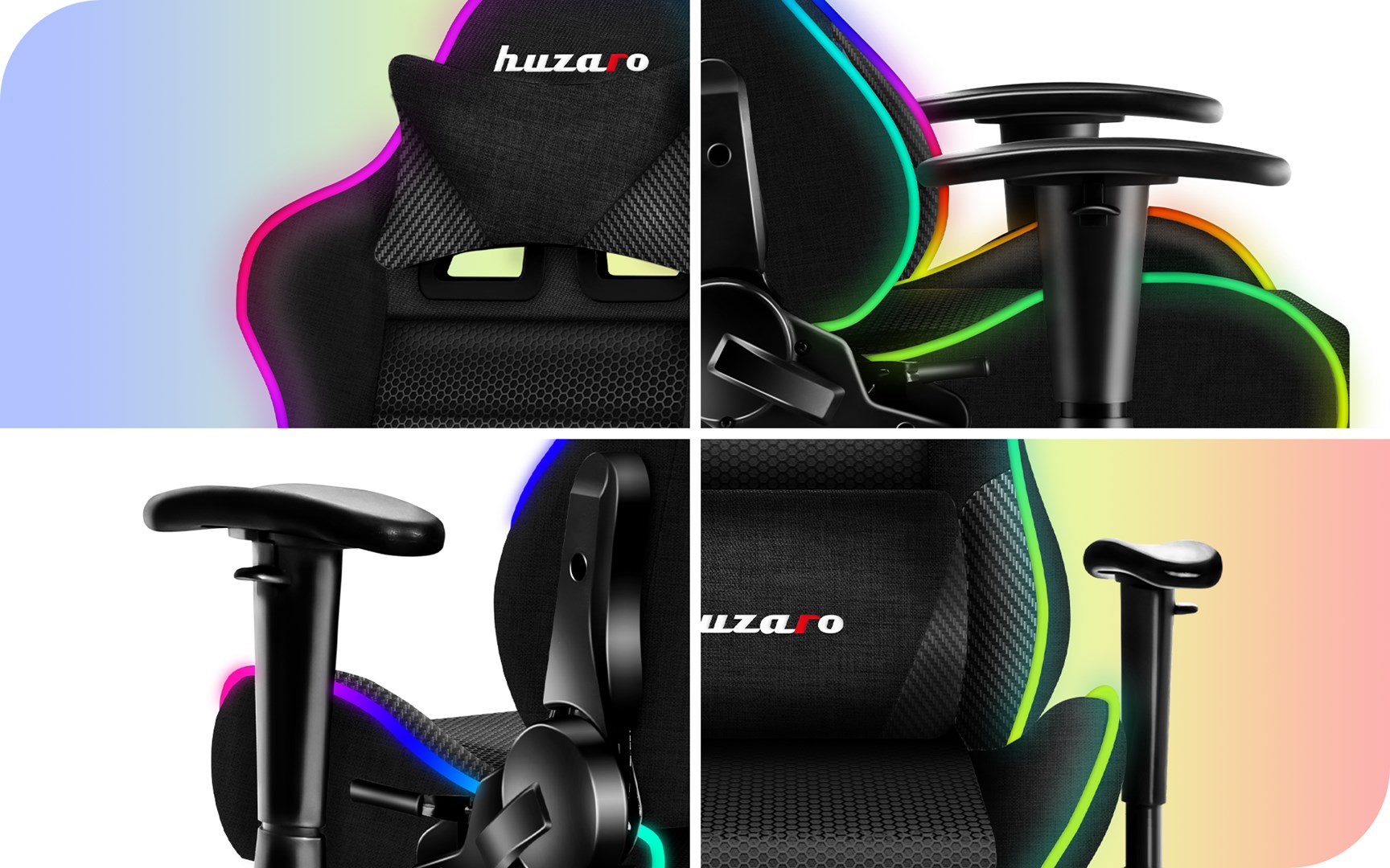 Gaming stolica za djecu HUZARO Ranger 6.0 RGB MESH-3