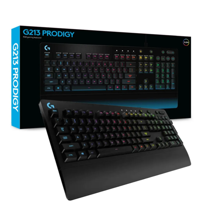 Gaming tipkovnica LOGITECH G213 Prodigy (RGB osvjetljenje, otporna na prolijevanje tekućine)-2