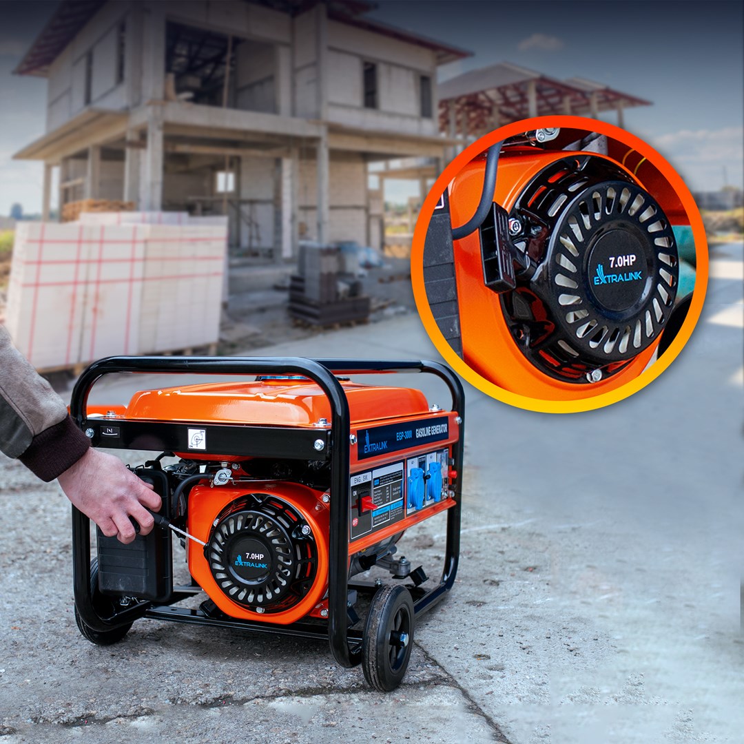 Extralink EGP-3000 | Power Generator | petrol, 3kW 1F-23