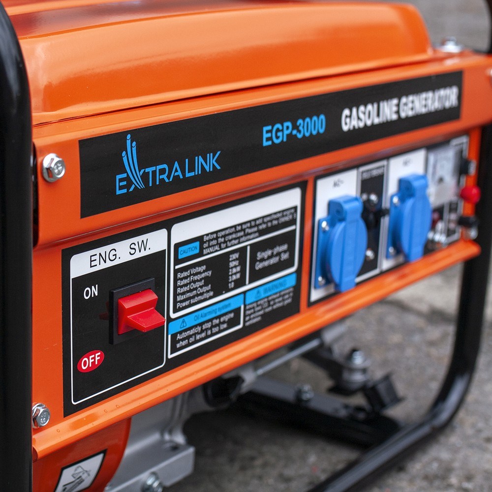 Extralink EGP-3000 | Power Generator | petrol, 3kW 1F-15