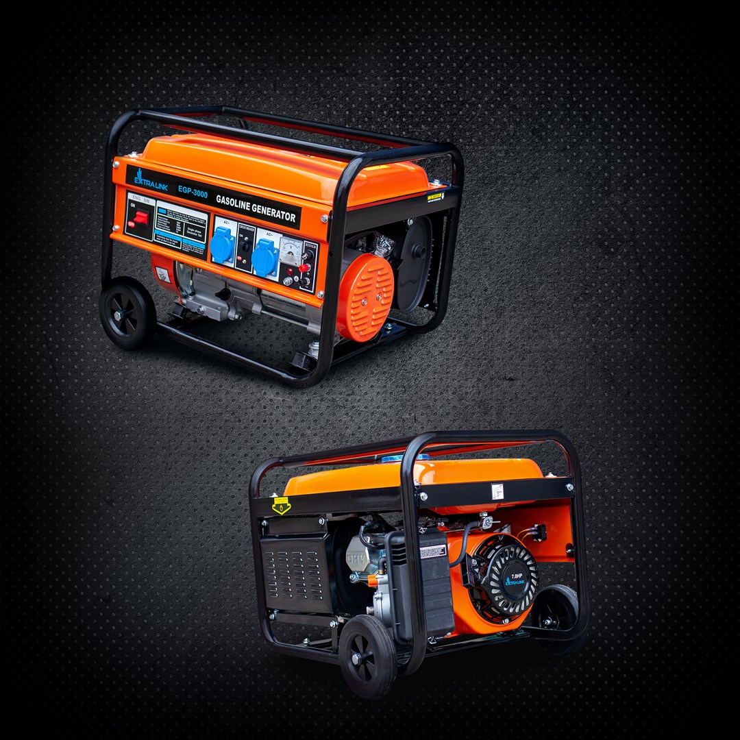 Extralink EGP-3000 | Power Generator | petrol, 3kW 1F-5