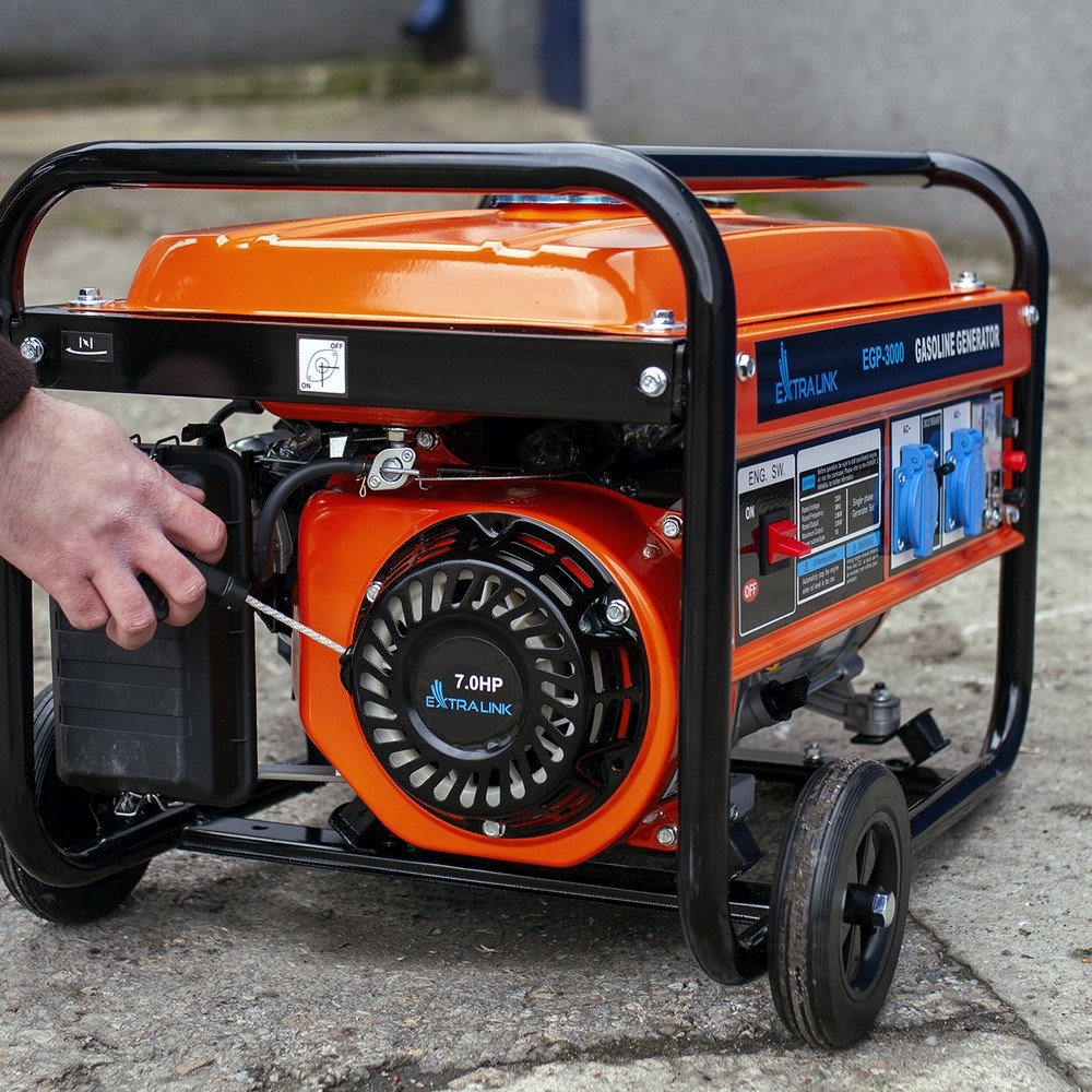 Extralink EGP-3000 | Power Generator | petrol, 3kW 1F-8