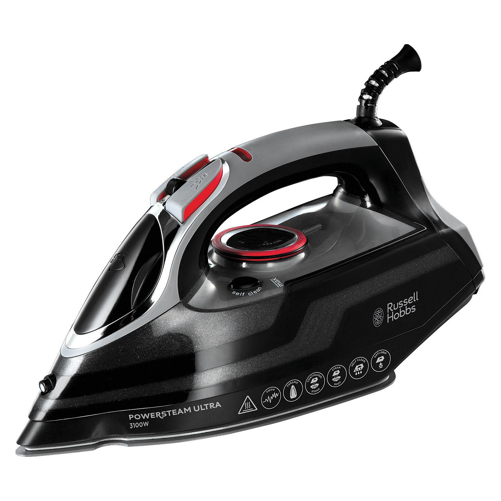 Glačalo RUSSELL HOBBS 20630-56 Powersteam Ultra 3100 W crno/sivo-4
