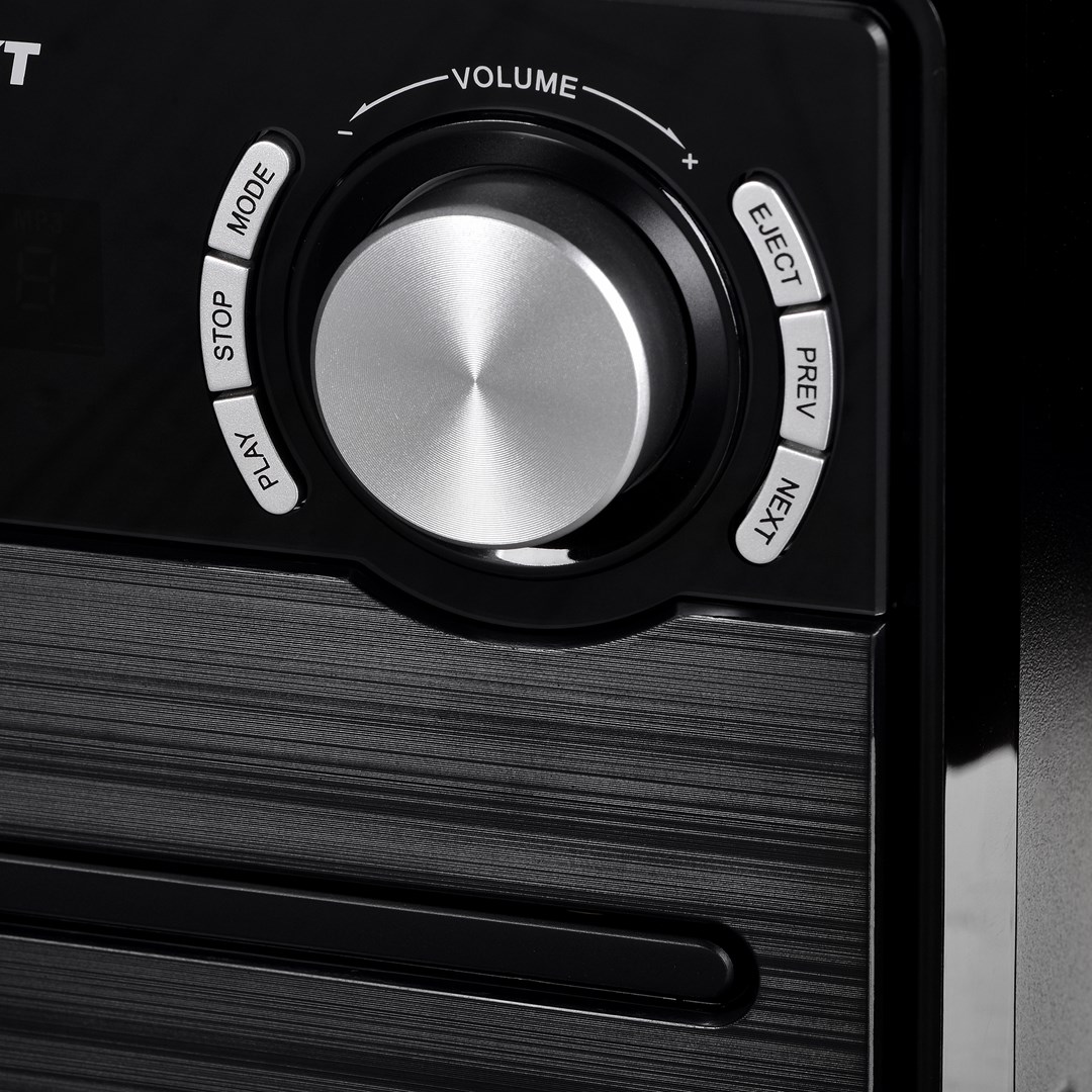 Glazbena mini linija BLAUPUNKT MS13BT (Bluetooth, CD/MP3, USB, FM, 5Wx2, Black)-1
