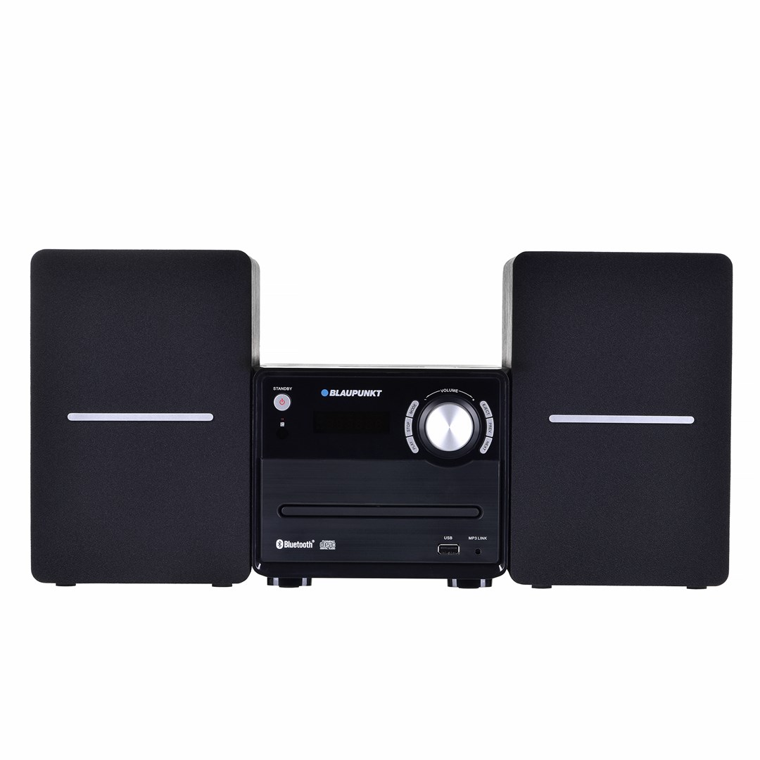 Glazbena mini linija BLAUPUNKT MS13BT (Bluetooth, CD/MP3, USB, FM, 5Wx2, Black)-0