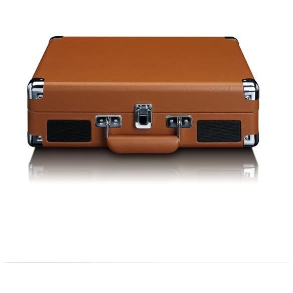 Gramofon LENCO Classic phono TT-10BN, RCA izlaz, 3.5mm, AUX in, zvučnici, Suitcase, smeđi-1