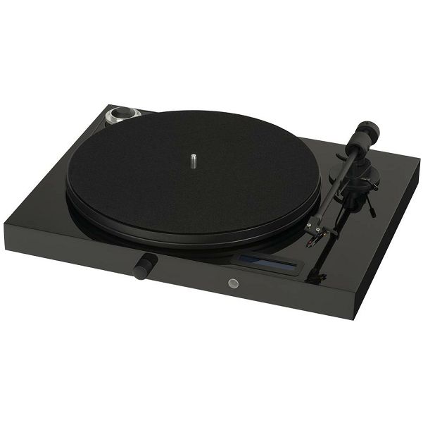 Gramofon PRO-JECT Juke Box E crni (aktivni s pojačalom 2 x 50W, OM5 zvučnica)