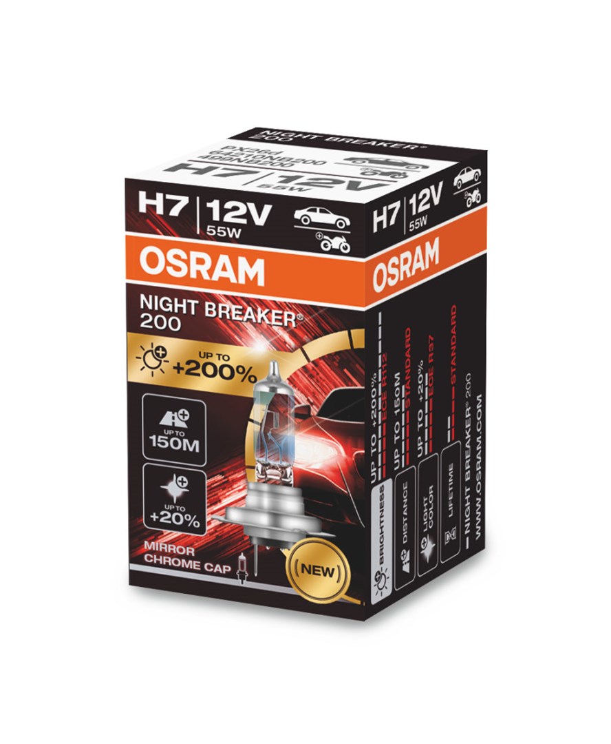 Halogena žarulja OSRAM NOĆ Breaker 200 H7 (2 komada)-2