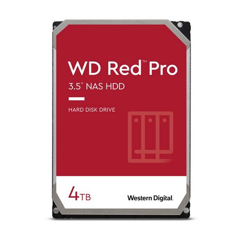 Hard disk HDD WD (4 TB, SATA3, 6 Gb/s, 7200, 256 MB, RED PRO)-0