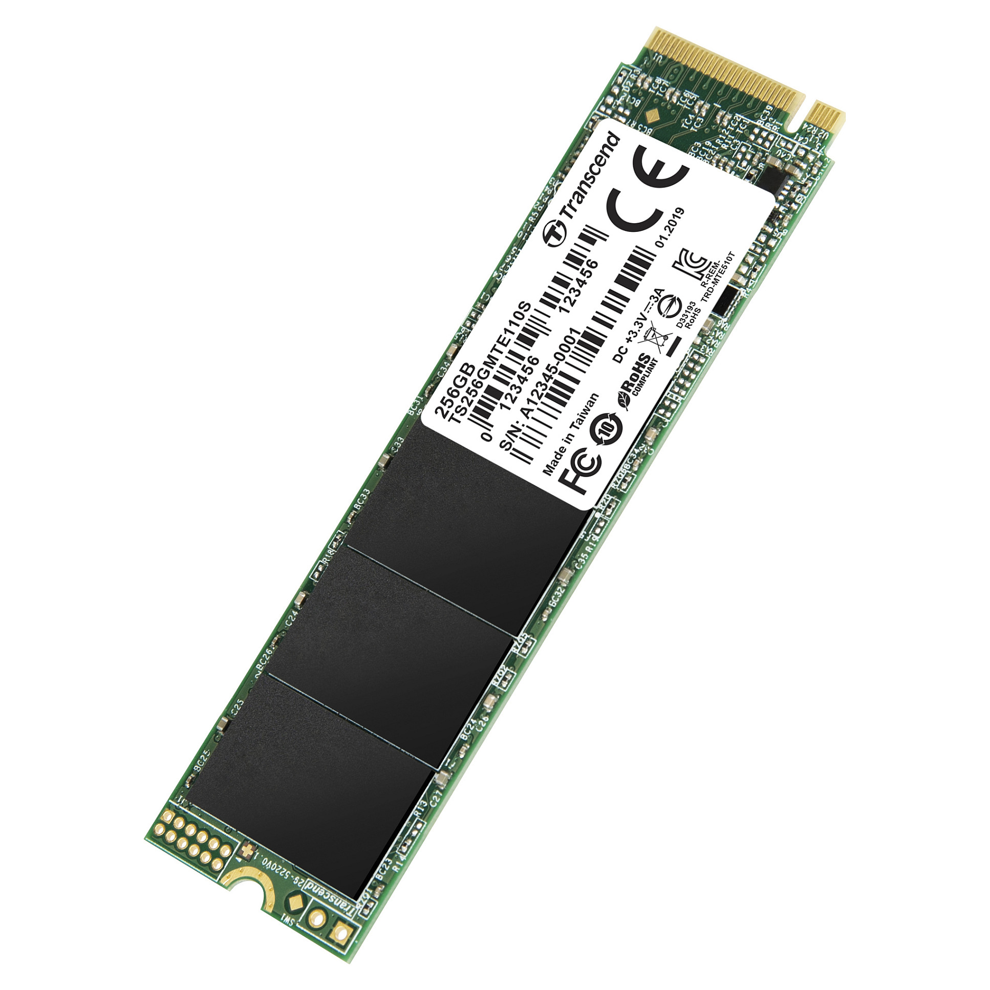 Hard disk SSD TRANSCEND 256GB MTE110S PCIe M.2 2280 NVMe-5