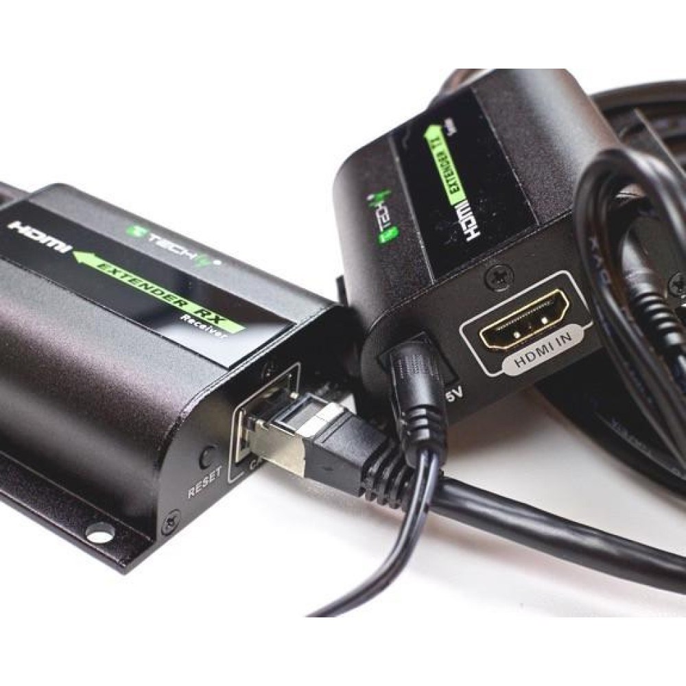 HDMI extender TECHLY IDATA EXT-E70I (FHD, preko Cat.5E/6/6A/7 kabela, max 60m)-4