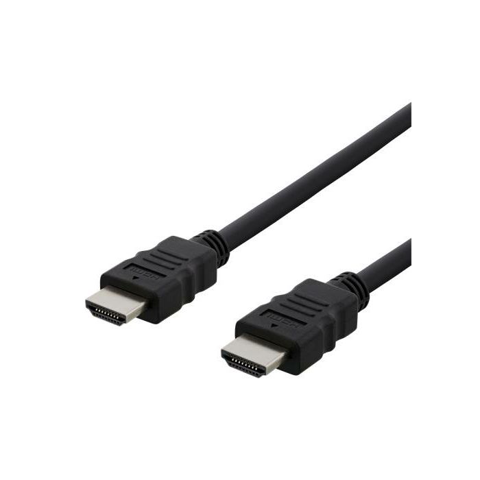 HDMI kabel DELTACO HDMI-910, high speed with ethernet, 4K UHD, 1 m-0