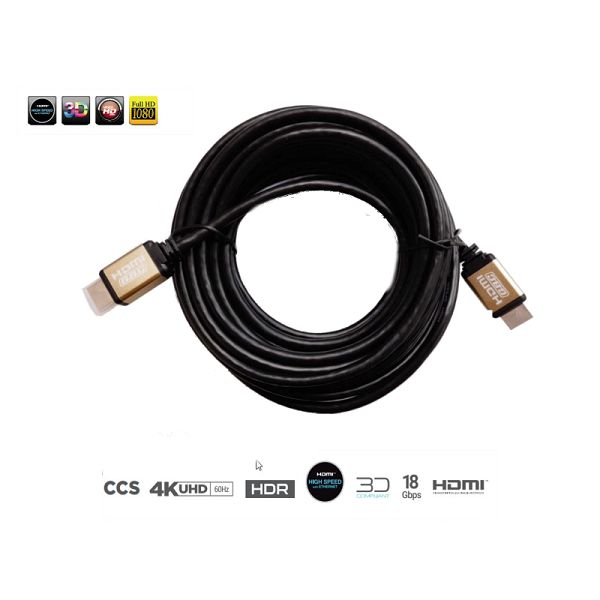 HDMI kabel GBC, 4k@60Hz, s ethernetom, 2.2 standard, AWG30, 3.0m-0