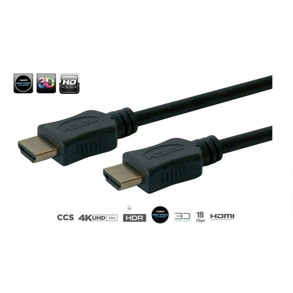 HDMI kabel GBC, high speed, 2.0m-0