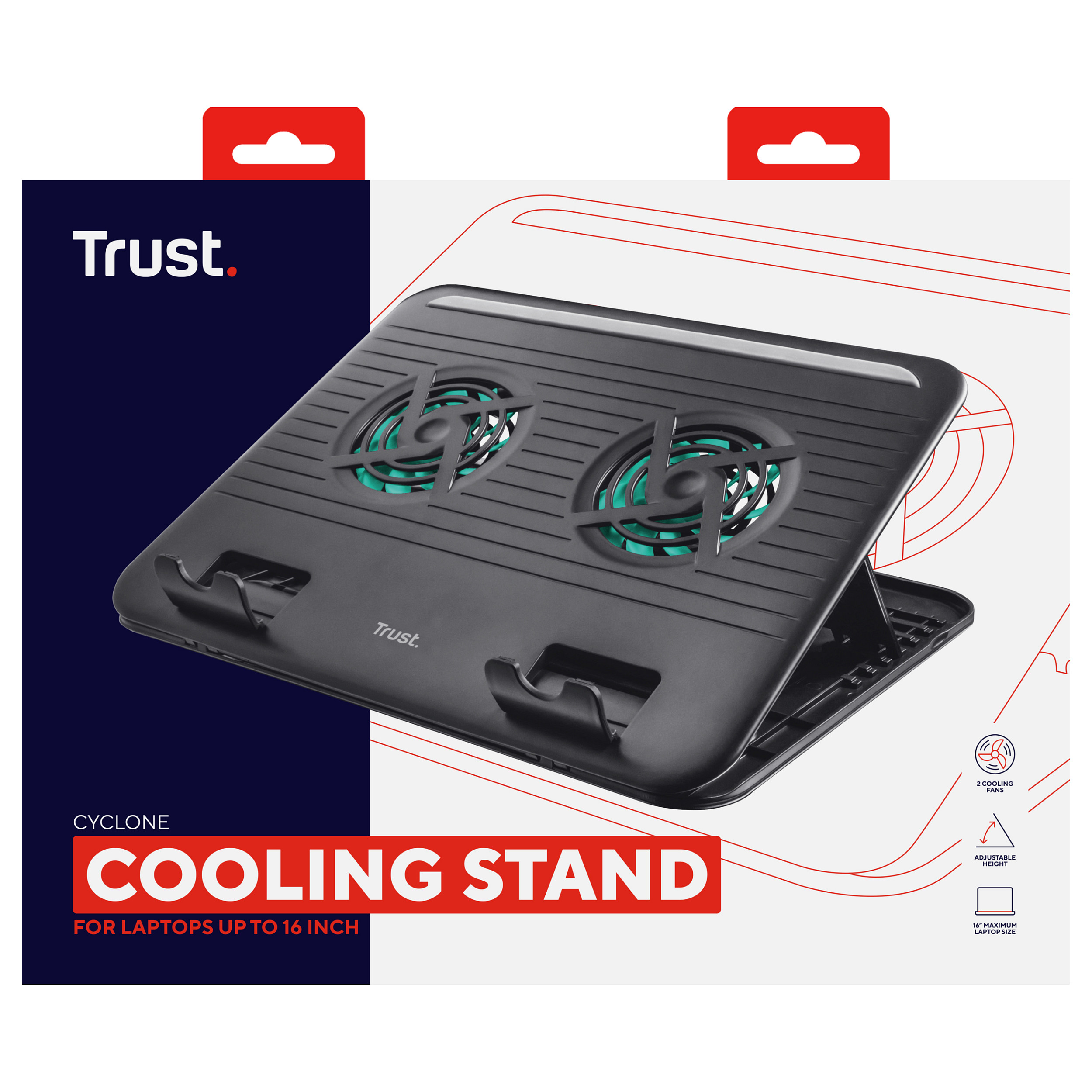 Stalak i hladilo TRUST Cyclone (5 godina jamstva)-7