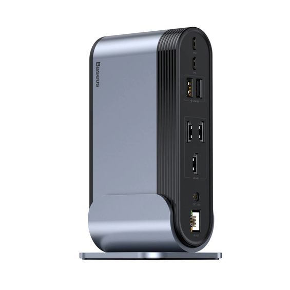 USB Hub BASEUS CAHUB-DG0G, USB-C/17u1, Dark Grey-4