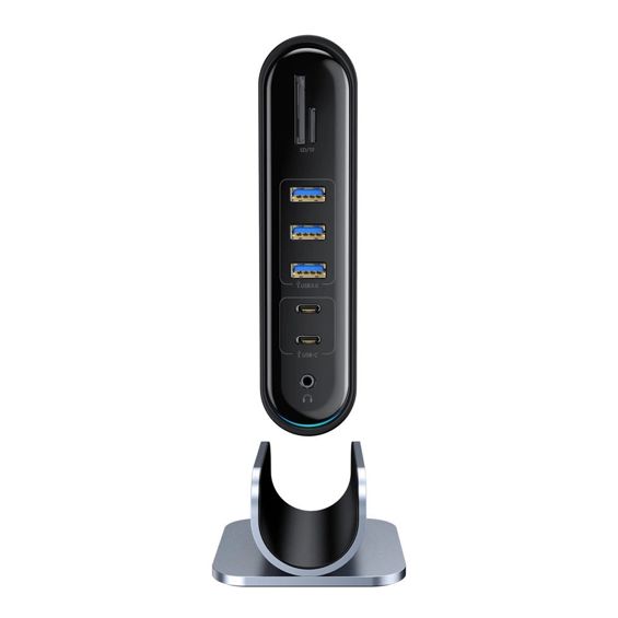 USB Hub BASEUS CAHUB-DG0G, USB-C/17u1, Dark Grey-7