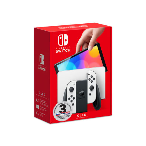 Igraća konzola NINTENDO SWITCH OLED white Joy-Con-0