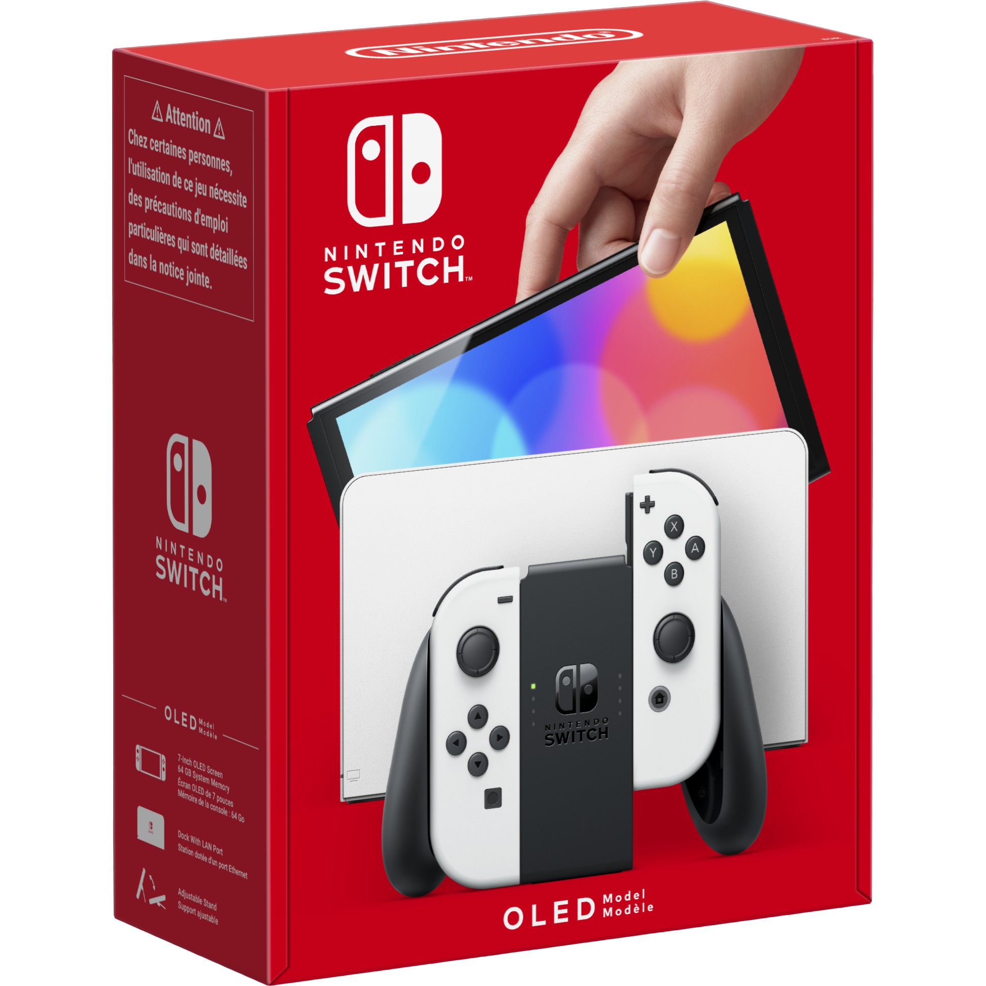 Igraća konzola NINTENDO SWITCH Oled, bijela-4