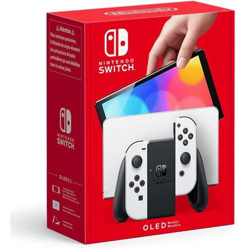 Igraća konzola NINTENDO SWITCH Oled, bijela-0