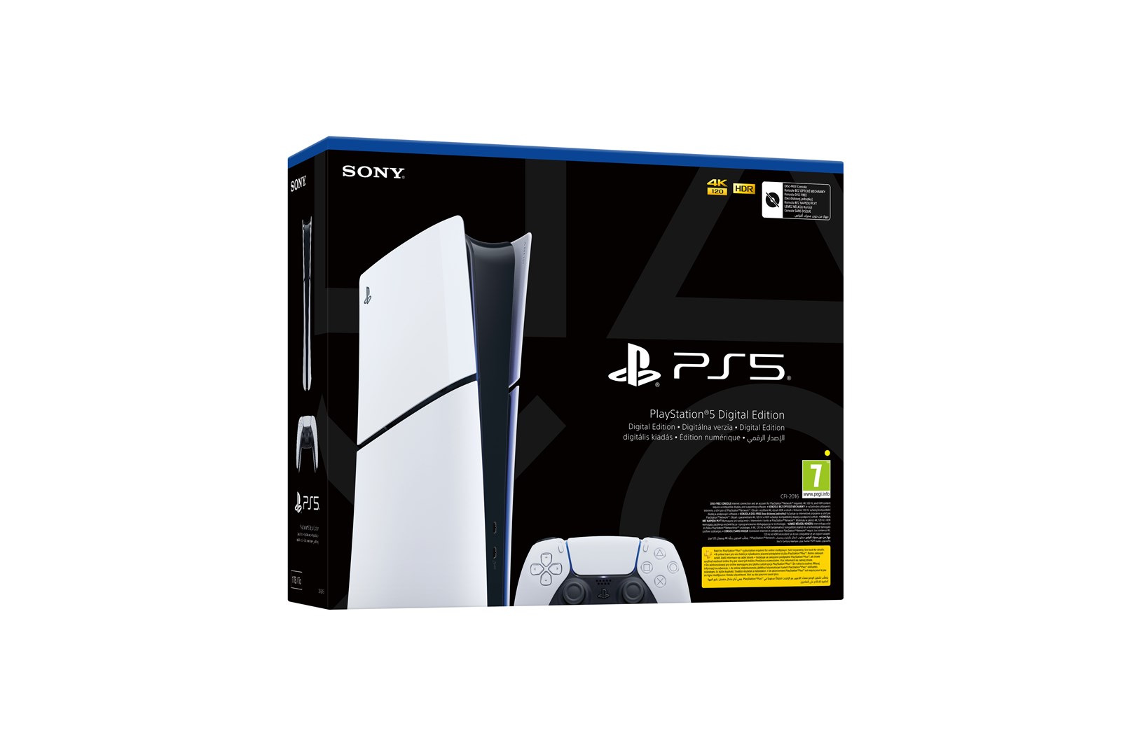 Igraća konzola PLAYSTATION 5 Slim Digital Edition D chassis (bez BluRay pogona, 1x kontroler, tanko kučište)-9
