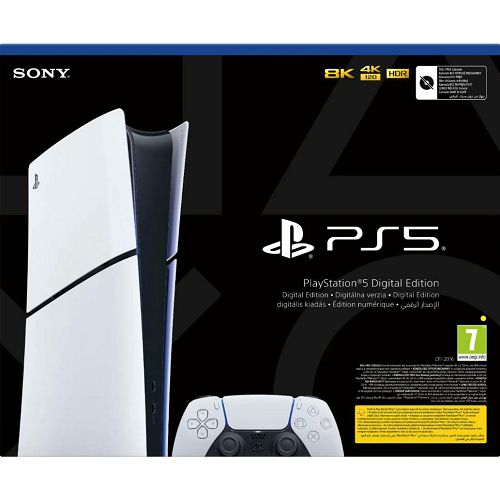 Igraća konzola PLAYSTATION 5 Slim Digital Edition D chassis (bez BluRay pogona, 1x kontroler, tanko kučište)-0