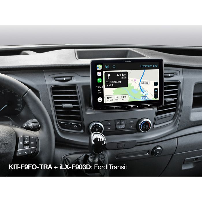 Instalacijski kit ALPINE KIT-F9FO-TRA 9" za Ford Transit-0