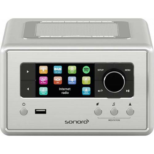 Internet radio SONORO Relax II silver-0