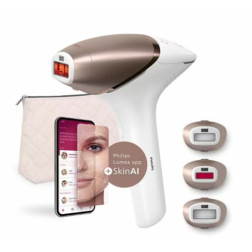 IPL uređaj PHILIPS Lumea BRI973/00 (Intense Pulsed Light, 450.000 bljeskova, nastavci za tijelo, lice i bikini, bežični + žičani, bijelo-rozi)-0