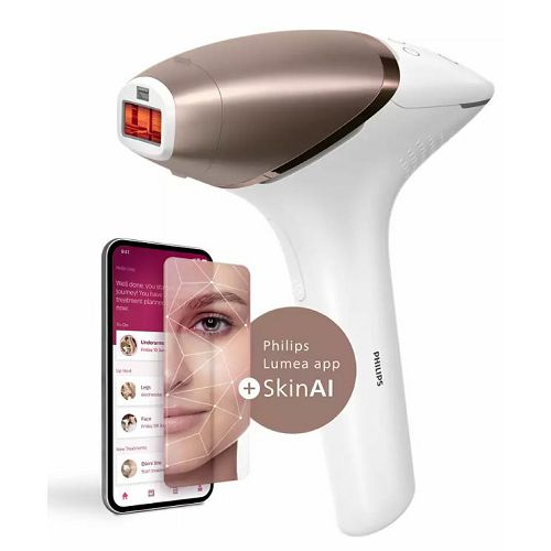 IPL uređaj PHILIPS Lumea BRI973/00 (Intense Pulsed Light, 450.000 bljeskova, nastavci za tijelo, lice i bikini, bežični + žičani, bijelo-rozi)-1