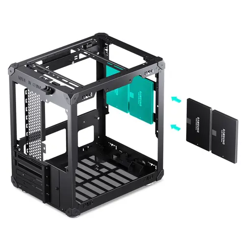Jonsbo C6 Micro-ATX Case - black-29