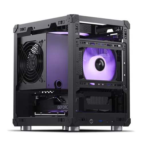 Jonsbo C6 Micro-ATX Case - black-24