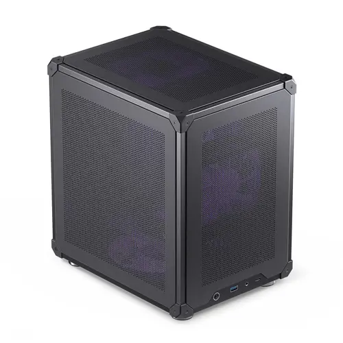 Jonsbo C6 Micro-ATX Case - black-1