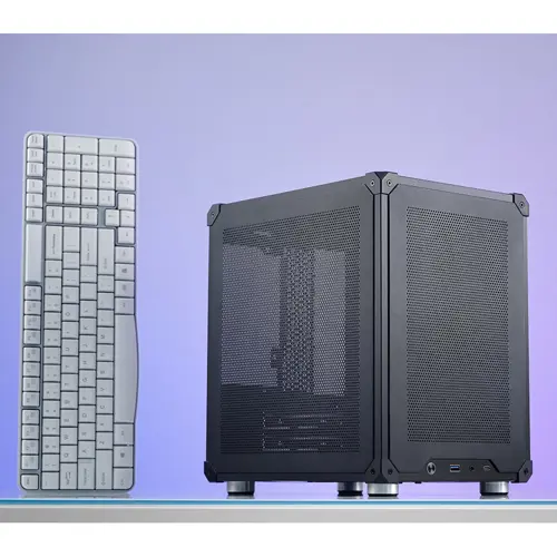 Jonsbo C6 Micro-ATX Case - black-3