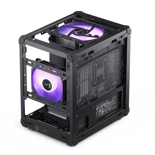 Jonsbo C6 Micro-ATX Case - black-16