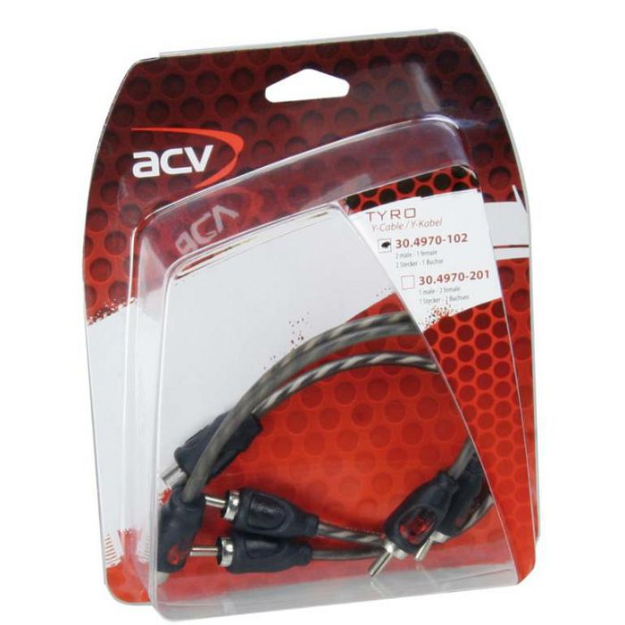 Kabel RCA Y ACV TYRO Economy Line 30 cm 2M 1Ž
