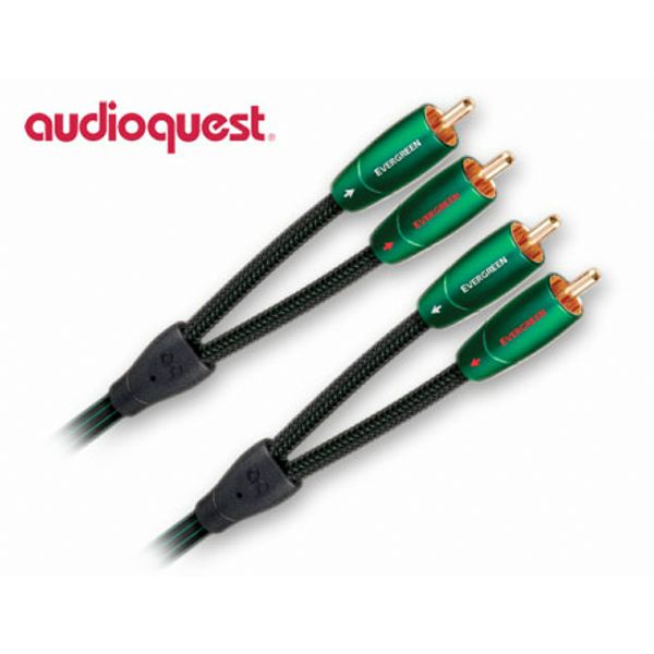 Kabel AUDIOQUEST 2RCA - 2RCA EVERGREEN 1m