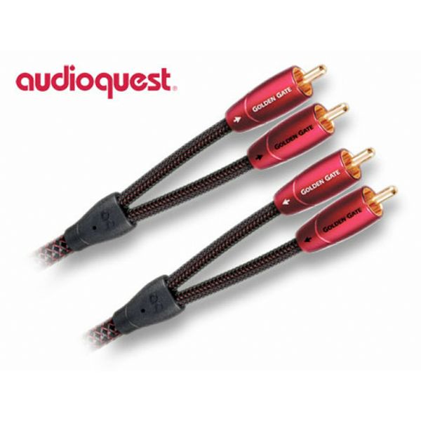 Kabel AUDIOQUEST 2RCA - 2RCA GOLDEN GATE 1.5m-0