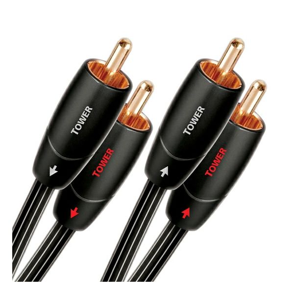 Kabel AUDIOQUEST TOWER 2RCA-2RCA 0.6 m-0