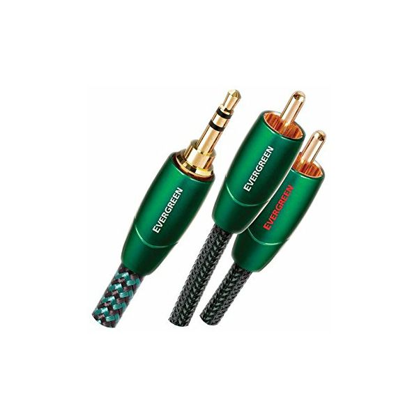 Kabel AUDIOQUEST 3.5mm - 2RCA EVERGREEN 1.5m