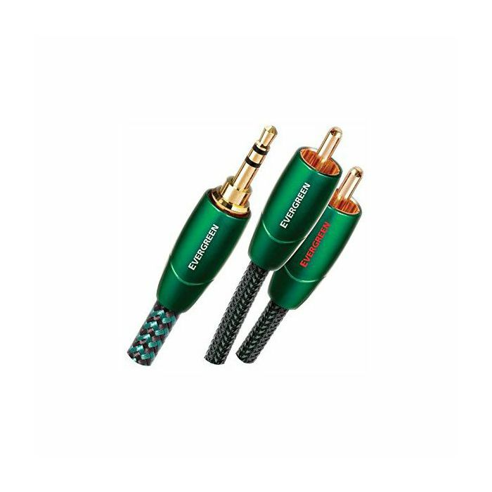 Kabel AUDIOQUEST EVERGREEN 3.5MM TO 2RCA 1,0 m-0