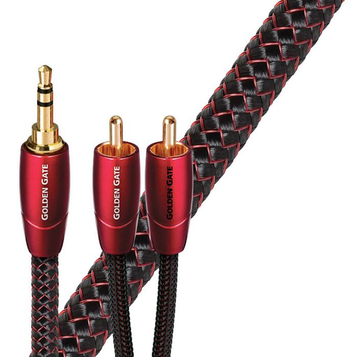 Kabel AUDIOQUEST 2RCA-3.5mm GOLDEN GATE 1m-1