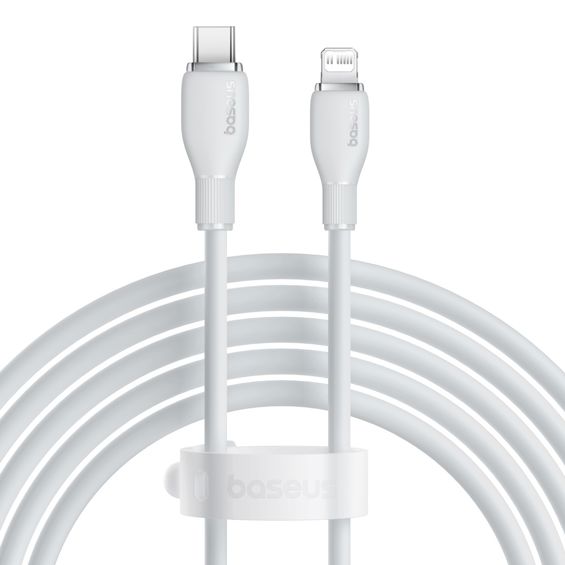 Kabel BASEUS, Pudding Series, USB-A na Lightning, 20W, 200cm, White, P10355701221-01-1