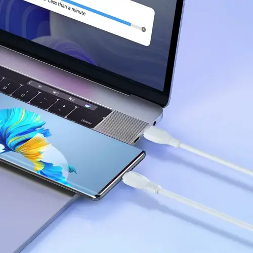 Kabel BASEUS, Pudding Series, USB-C na USB-C, 100W, 200cm, White, P10355702221-01-1