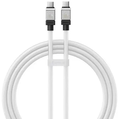 Kabel BASEUS, USB-C na USB-C, 100W, 100cm, White, CAKW000202-0